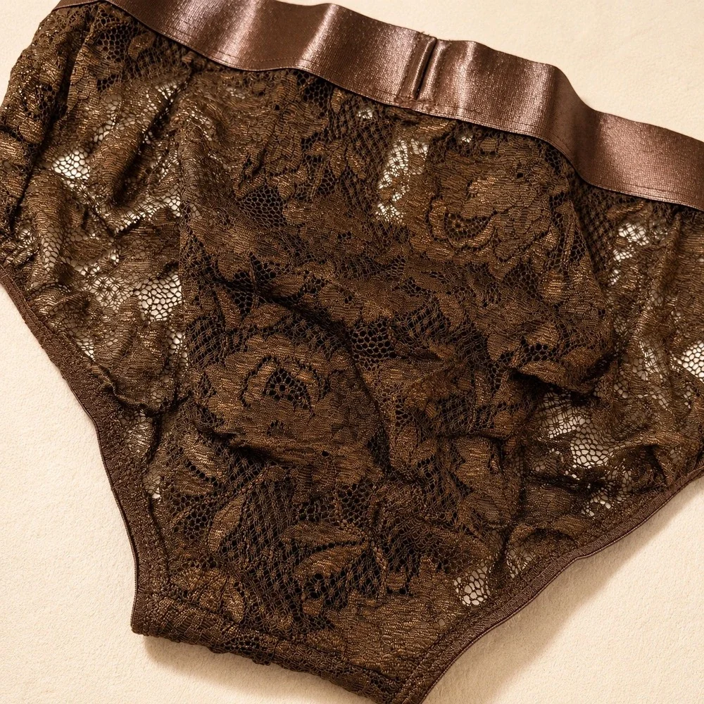 COSABELLA Never Say Never Men's Sports Brief Uno Brown Lace - Size M / NWT